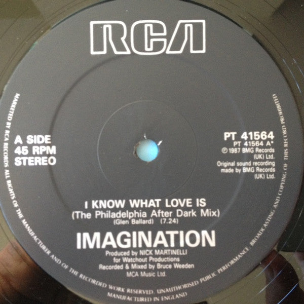 Imagination : I Know What Love Is (12")