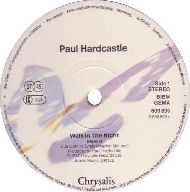 Paul Hardcastle : Walk In The Night (12", Maxi)