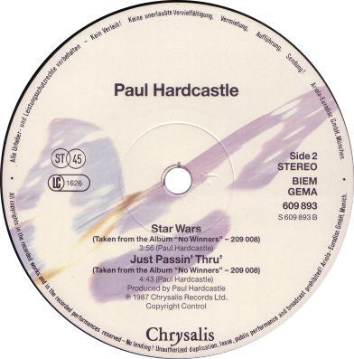 Paul Hardcastle : Walk In The Night (12", Maxi)