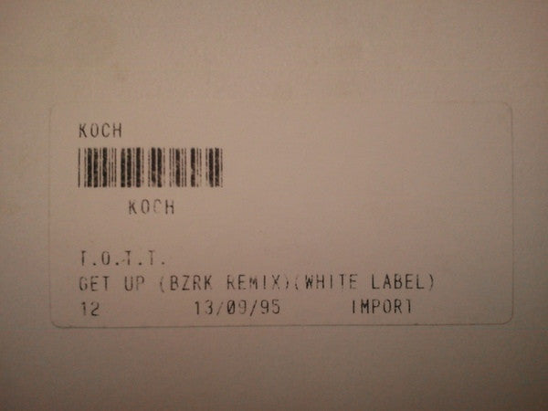 Talk Of The Town : Get Up (BZRK Remix) (12", Promo, W/Lbl)