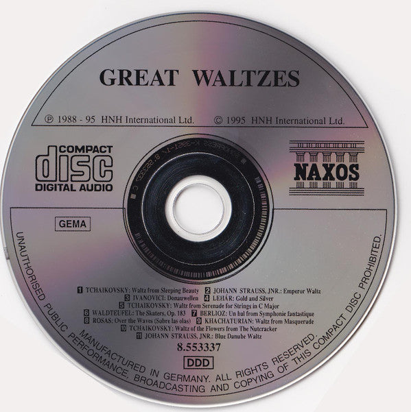 Various : Great Waltzes (CD, Comp)