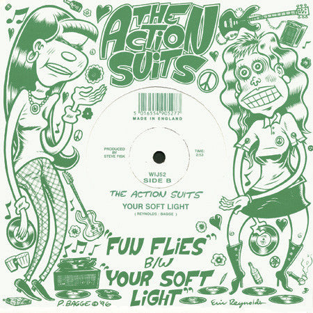 The Action Suits : Fun Flies B/W Your Soft Light (7", Single)