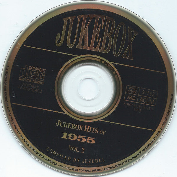 Various : Jukebox Hits Of 1955 Vol. 2   (CD, Comp, RM)