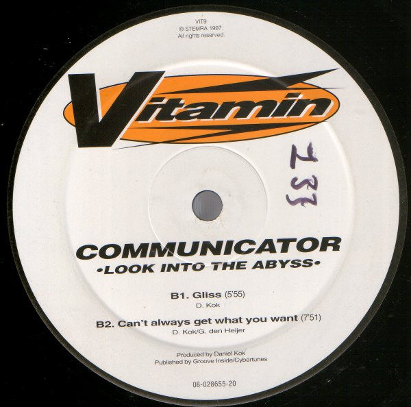 Communicator : Look Into The Abyss (12")