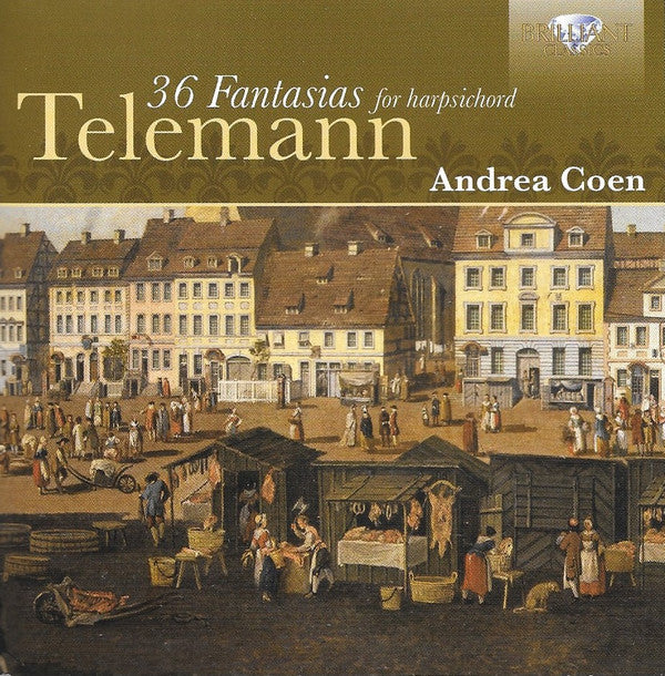 Georg Philipp Telemann, Andrea Coen : 36 Fantasias for harpsichord - TWV33 (3xCD, Album)