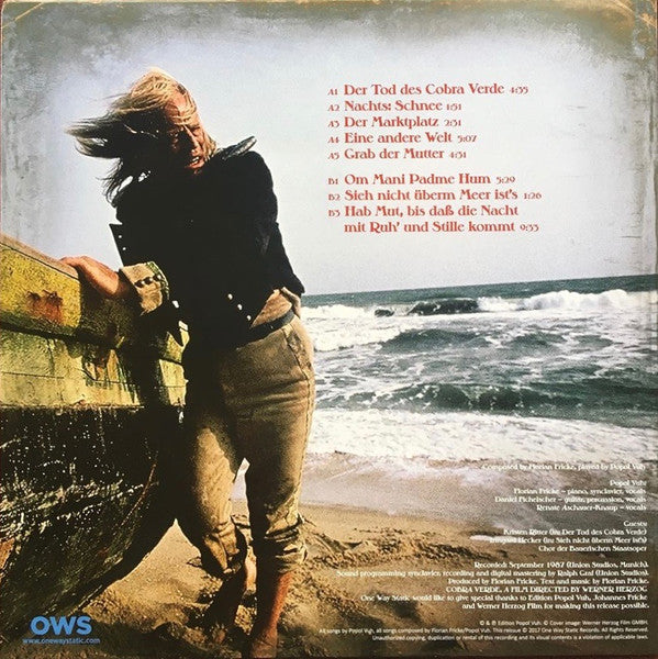 Popol Vuh : Cobra Verde (Original Soundtrack For The Werner Herzog Film) (LP, Album, RSD, Ltd, RE, Gre)