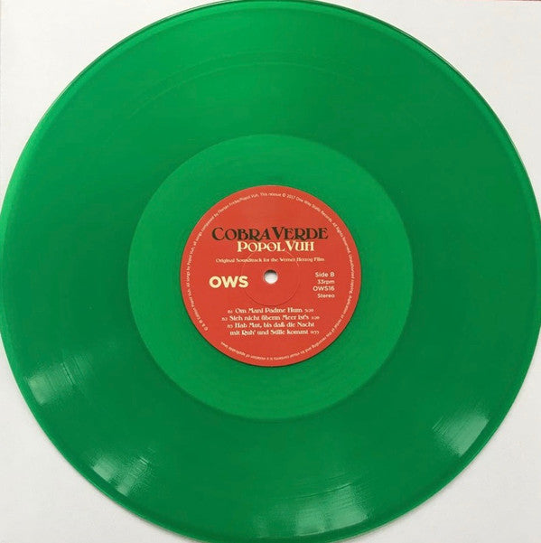 Popol Vuh : Cobra Verde (Original Soundtrack For The Werner Herzog Film) (LP, Album, RSD, Ltd, RE, Gre)