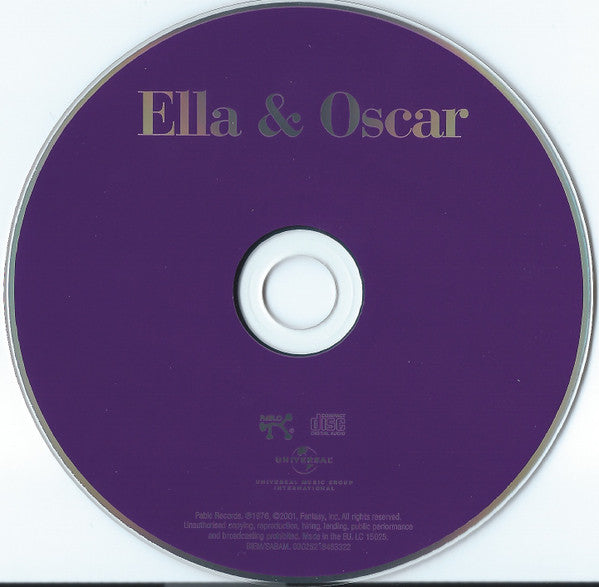 Ella Fitzgerald & Oscar Peterson : Ella And Oscar (CD, Album, RE, RM)
