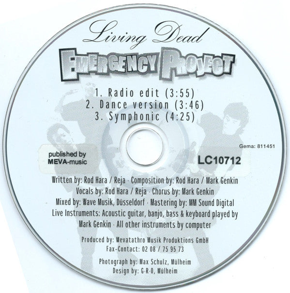 Emergency Project : Living Dead (CD, Maxi)