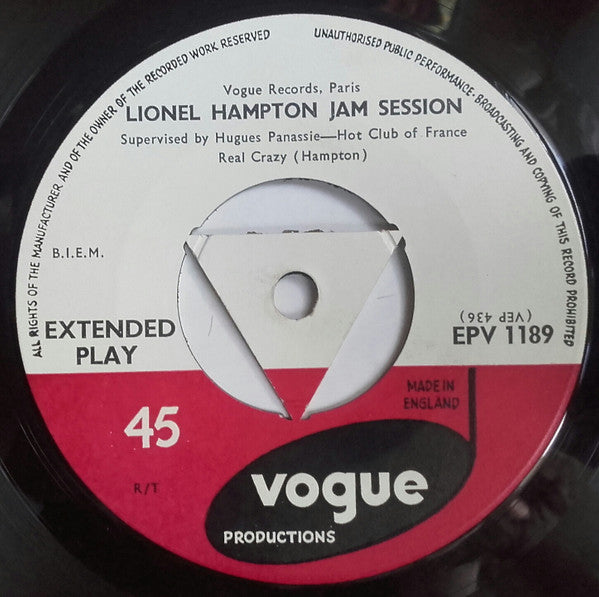 Lionel Hampton : Jam Session (Real Crazy) (7", Single)