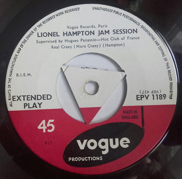 Lionel Hampton : Jam Session (Real Crazy) (7", Single)