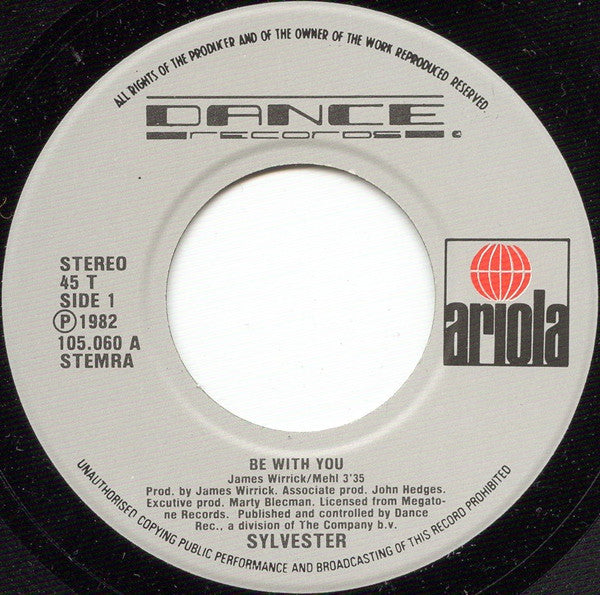 Sylvester : Be With You (7", Single)