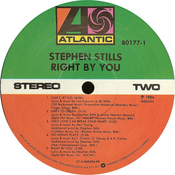 Stephen Stills : Right By You (LP, Album, All)