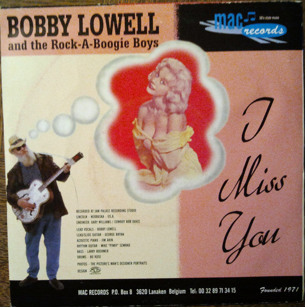 Bobby Lowell And The Rock-A-Boogie Boys : Cadillac Man (7", Single)