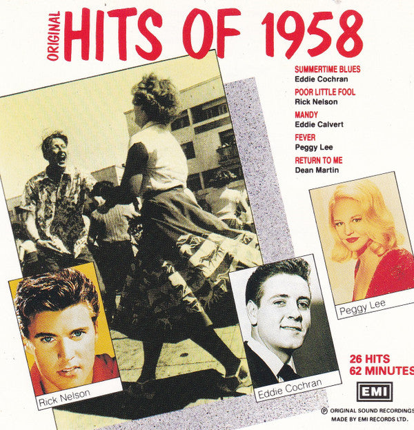 Various : Original Hits Of 1958 (CD, Comp)