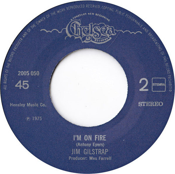 Jim Gilstrap : I'm On Fire (7")