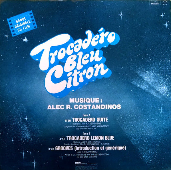Alec R. Costandinos : Trocadéro Bleu Citron (12", Maxi)