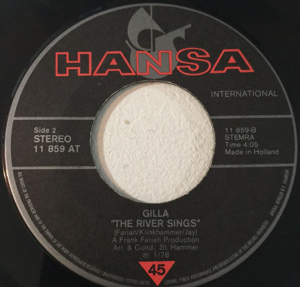 Gilla : Bend Me, Shape Me (7", Single)