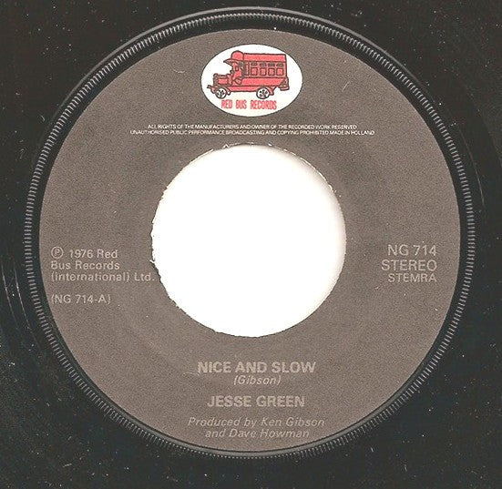 Jesse Green : Nice And Slow (7", Single)