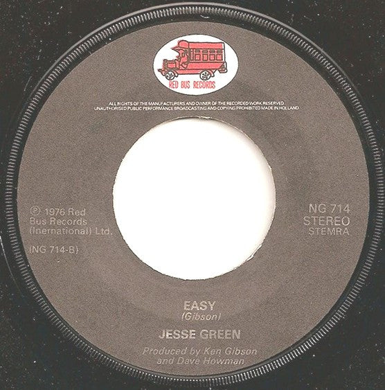 Jesse Green : Nice And Slow (7", Single)