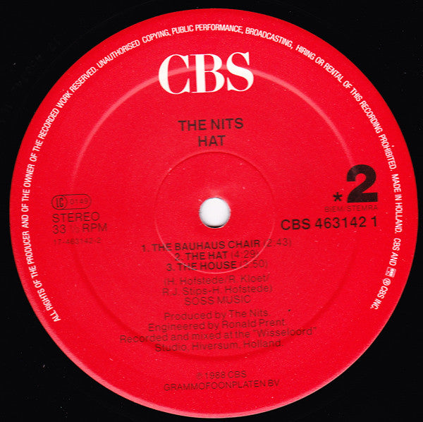 The Nits : Hat (12", MiniAlbum)