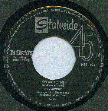 P.P. Arnold : The First Cut Is The Deepest (7", Single)