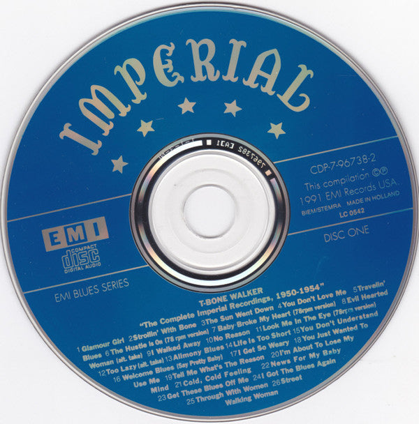 T-Bone Walker : The Complete Imperial Recordings: 1950-1954 (2xCD, Comp)