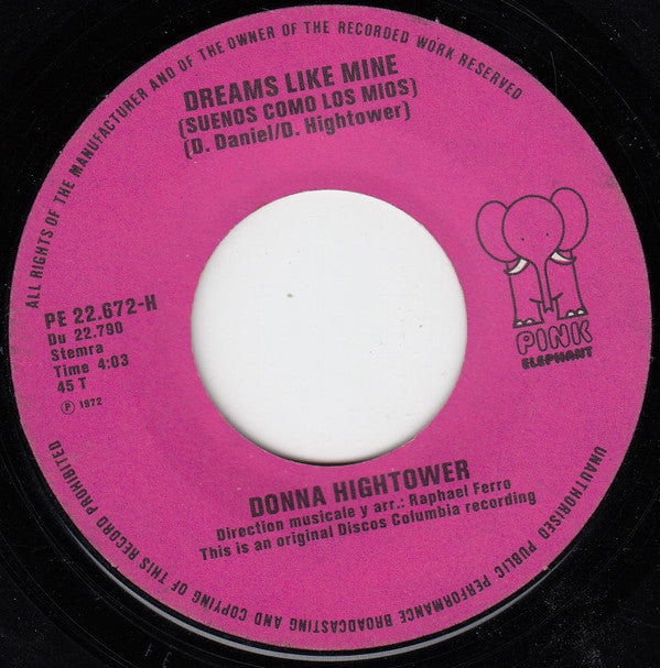 Donna Hightower : This World Today Is A Mess (7", Single)