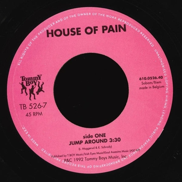 House Of Pain : Jump Around / House Of Pain Anthem (7", Single)