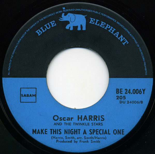 Oscar Harris And The Twinkle Stars : Soldiers Prayer (7")