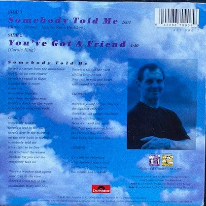 Hessel : Somebody Told Me (7")