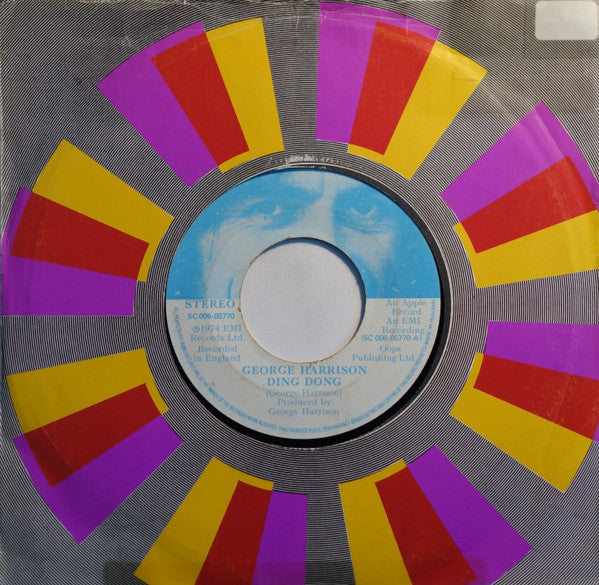 George Harrison : Ding Dong (7", Single)