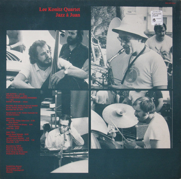 The Lee Konitz Quartet : Jazz À Juan (LP, Album)