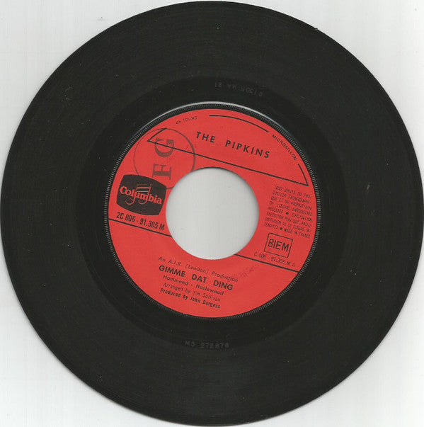 The Pipkins : Gimme Dat Ding (7", Single)