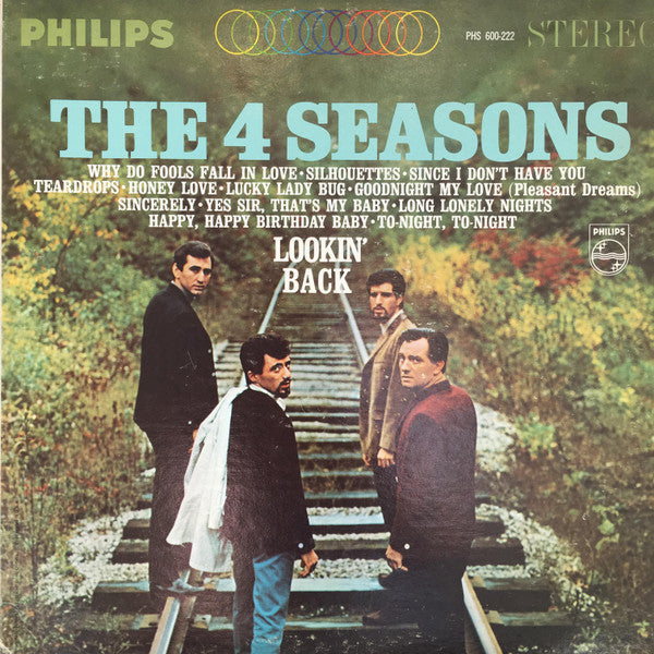 The Four Seasons : Lookin' Back (LP, Album, Comp, Promo)