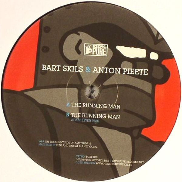 Bart Skils & Anton Pieete : The Running Man (12")