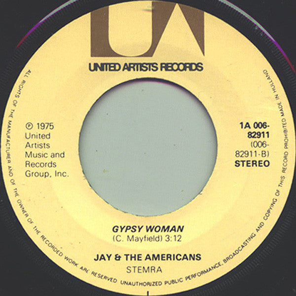 Jay & The Americans : Cara Mia (7", Single)