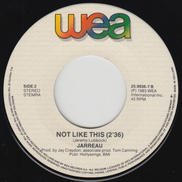 Jarreau* : Boogie Down (7")