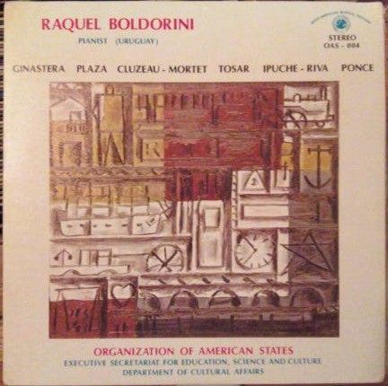 Raquel Boldorini - Alberto Ginastera / Juan Bautista Plaza / Luis Cluzeau Mortet / Héctor Tosar / Pedro Ipuche-Riva / Manuel María Ponce Cuéllar : Untitled (LP)