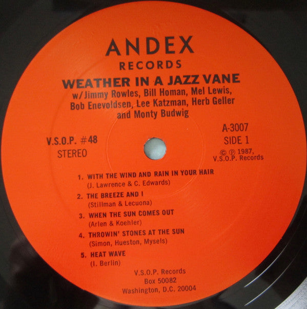 Jimmy Rowles Septet : Weather In A Jazz Vane (LP, Album, RE)