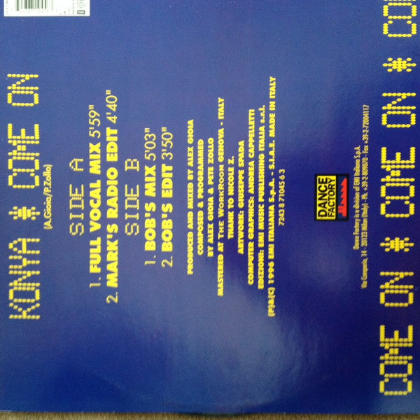 Konya : Come On (12")