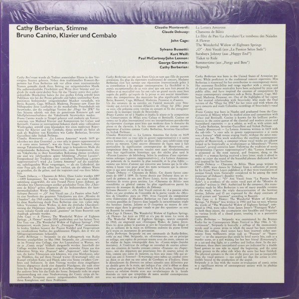 Cathy Berberian : MagnifiCathy (The Many Voices Of Cathy Berberian) (LP, Album)