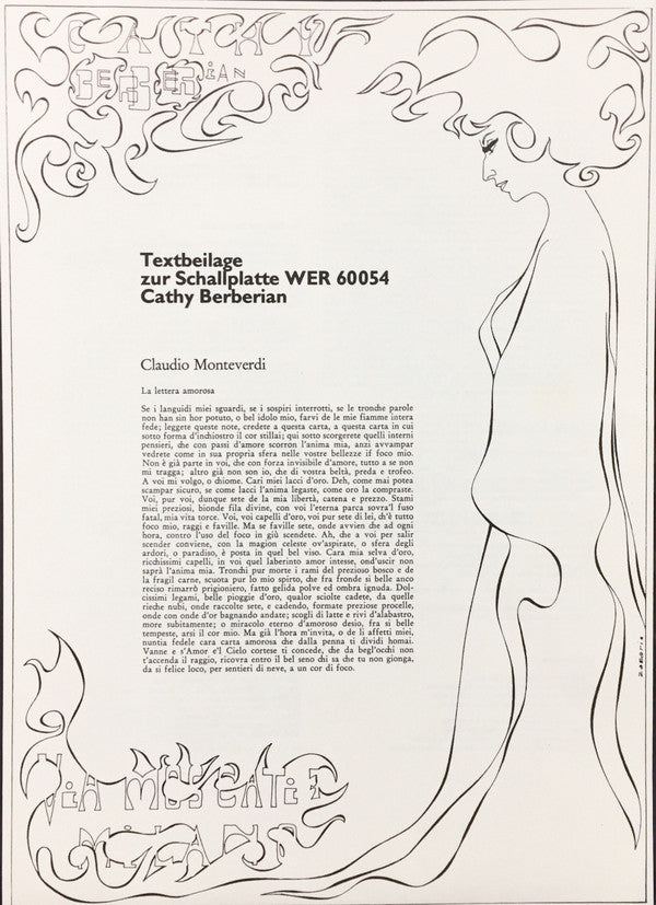 Cathy Berberian : MagnifiCathy (The Many Voices Of Cathy Berberian) (LP, Album)