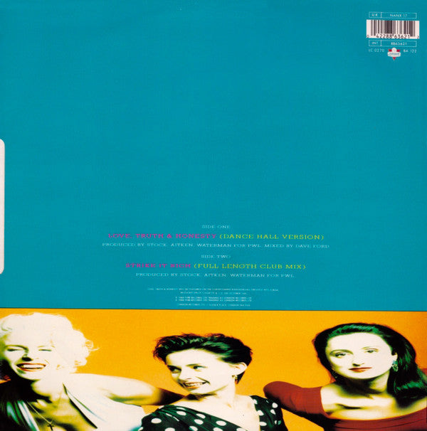 Bananarama : Love, Truth & Honesty (12", Single)