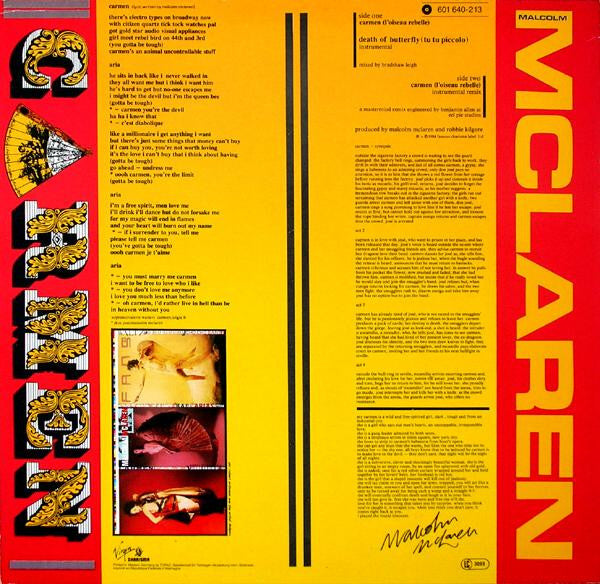 Malcolm McLaren : Carmen (12", Single)
