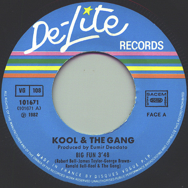 Kool & The Gang : Big Fun (7", Single)