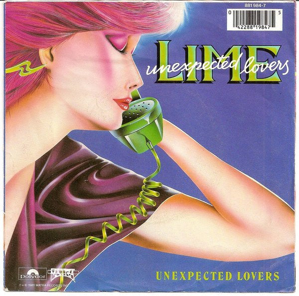 Lime (2) : Unexpected Lovers (7", Single)