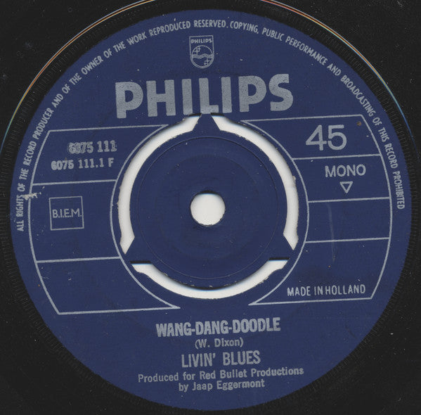 Livin' Blues : Wang Dang Doodle (7", Single, Mono)