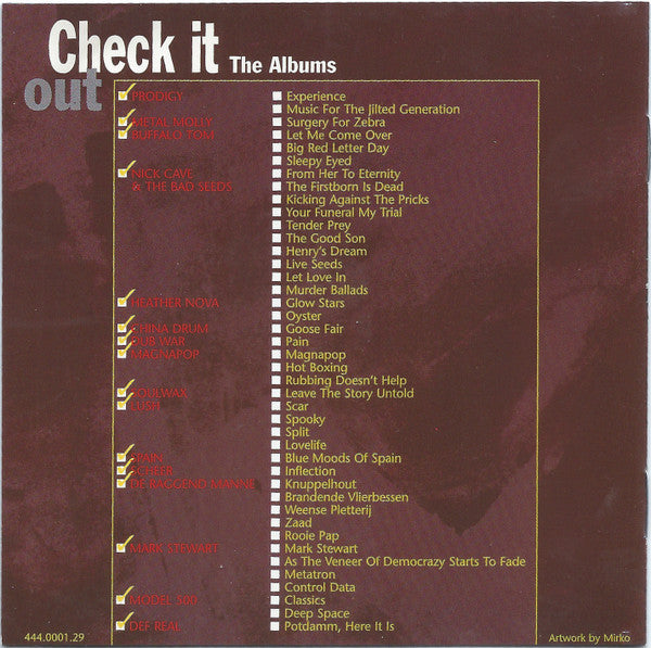 Various : Checklist File 1 (CD, Comp)