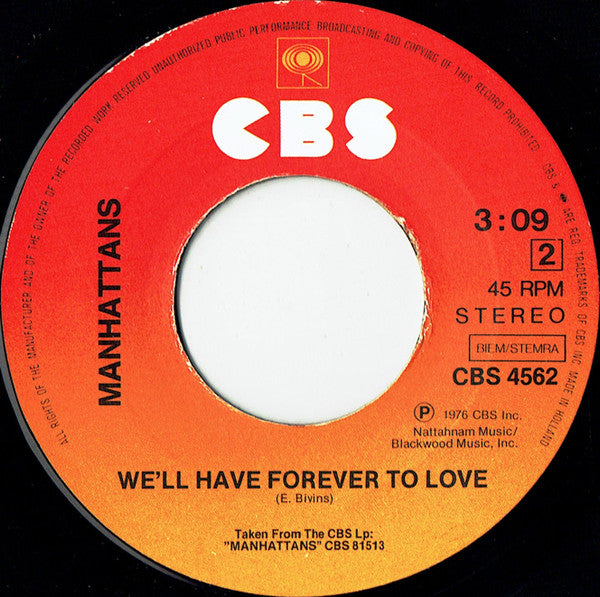 The Manhattans* : Hurt (7", Single)